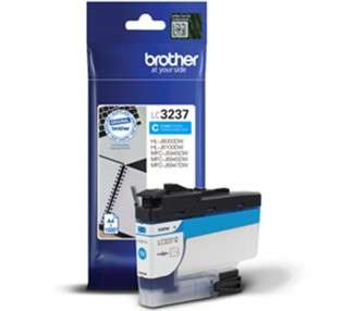 Cartucho tinta brother lc3237c cian 1500