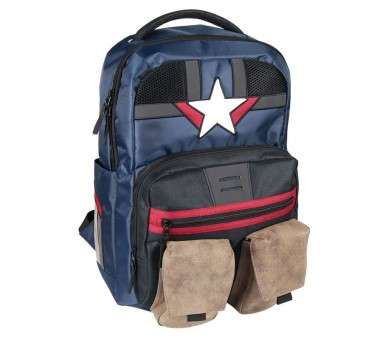 Mochila casual cerda marvel capitan america