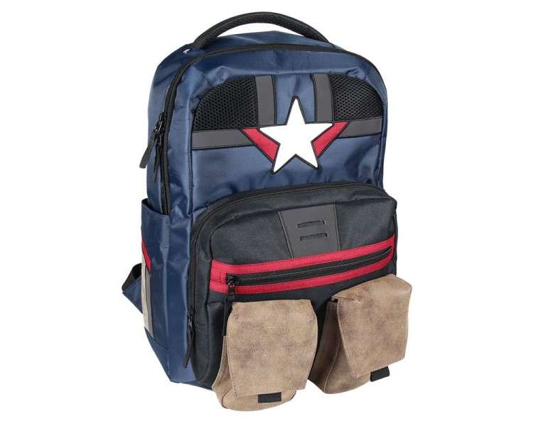 Mochila casual cerda marvel capitan america