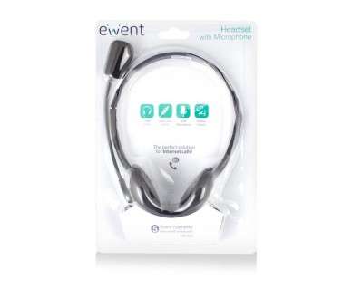 EWENT EW3563 Auriculares Microfono Stereo