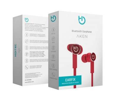 Hiditec AuricularMic AKEN BT42 Earfix RED