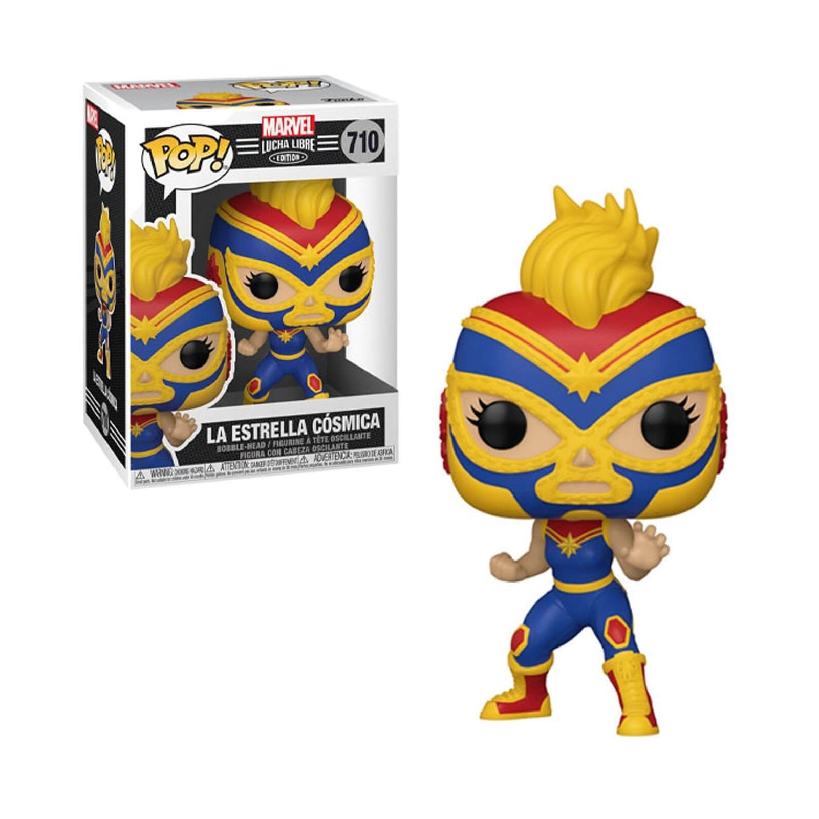 Funko pop marvel luchadores capitana marvel