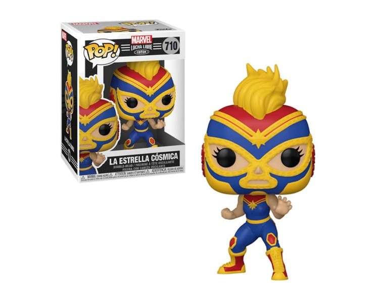 Funko pop marvel luchadores capitana marvel