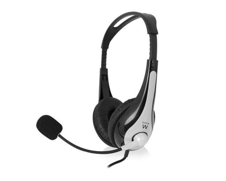 EWENT EW3562 Auriculares Microfono Stereo negro