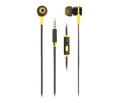 NGS Auriculares metalicos cplano 12m Negro