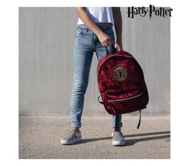 Mochila casual terciopelo cerda harry potter