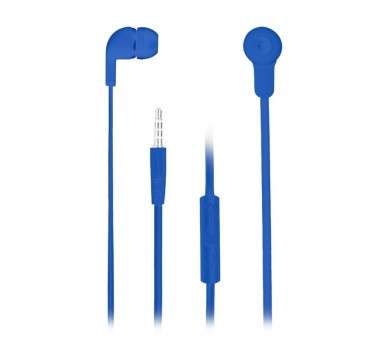 NGS Auriculares metalicos cplano 12m Azul