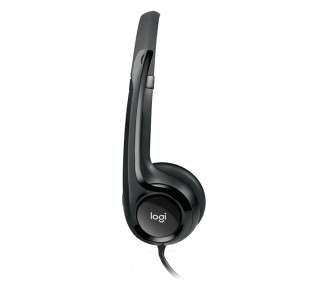 Logitech AuricularMic H390 USB Negro