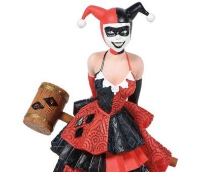 Figura enesco dc comics harley quinn