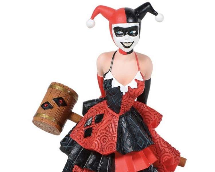 Figura enesco dc comics harley quinn