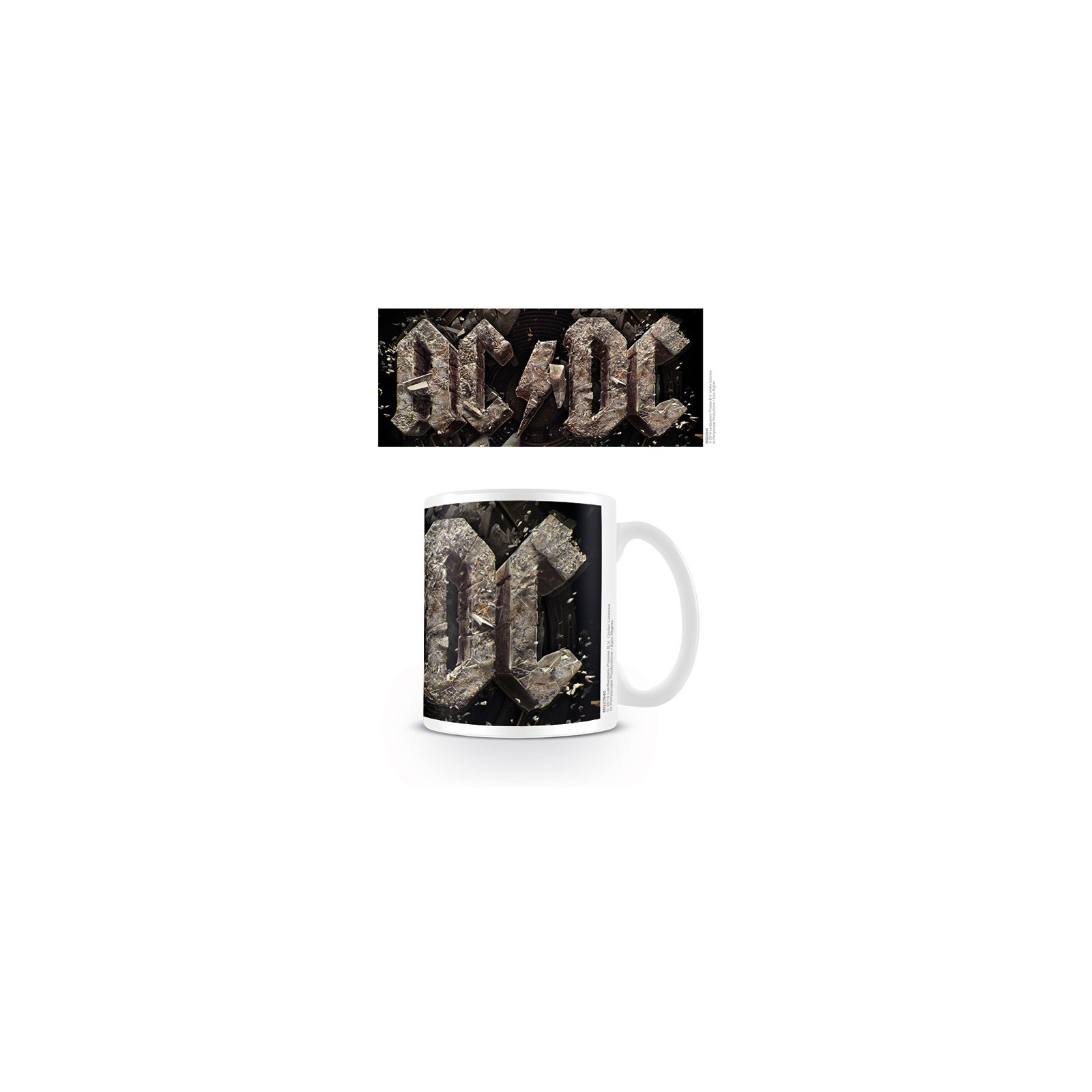 Taza pyramid rock ac dc rock