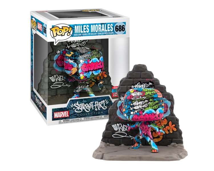 Funko pop deluxe marvel miles morales