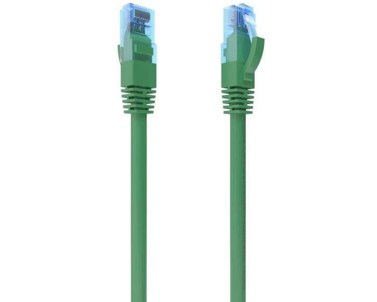 ph2AISENS CABLE DE RED LATIGUILLO RJ45 CAT6 UTP AWG26 CCA VERDE 50CM h2pCable de red CAT6 UTP AWG26 CCA Aleacion con conector t