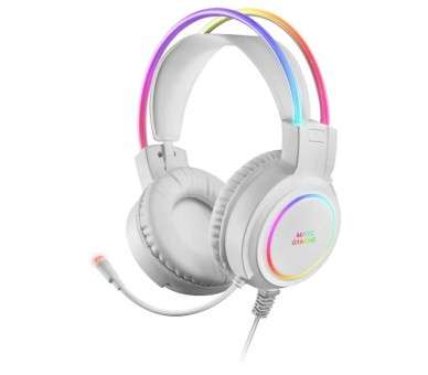 MARS GAMING Auricular MHRGB PC PS4 PS5 XBOX White