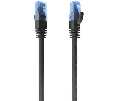 ph2AISENS CABLE DE RED LATIGUILLO RJ45 CAT6 UTP AWG26 CCA NEGRO 4M h2pCable de red CAT6 UTP AWG26 CCA Aleacion con conector tip