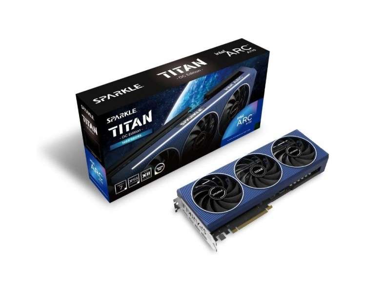 p ph2SPARKLE Intel Arc8482 A770 TITAN OC Edition h2Viene con Intel Arc8482 A770 y 16 GB GDDR6brEsta tarjeta esta disenada para 