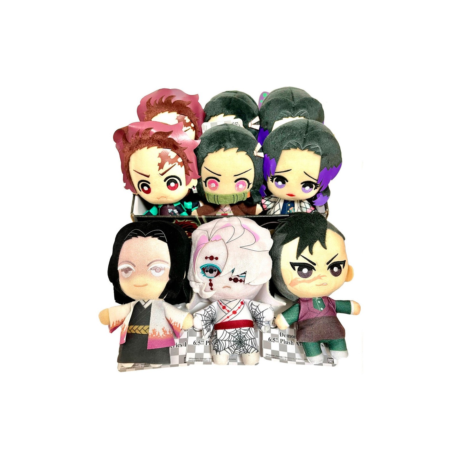 Set peluches banpresto kimetsu no yaiba