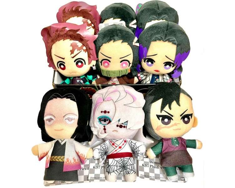 Set peluches banpresto kimetsu no yaiba