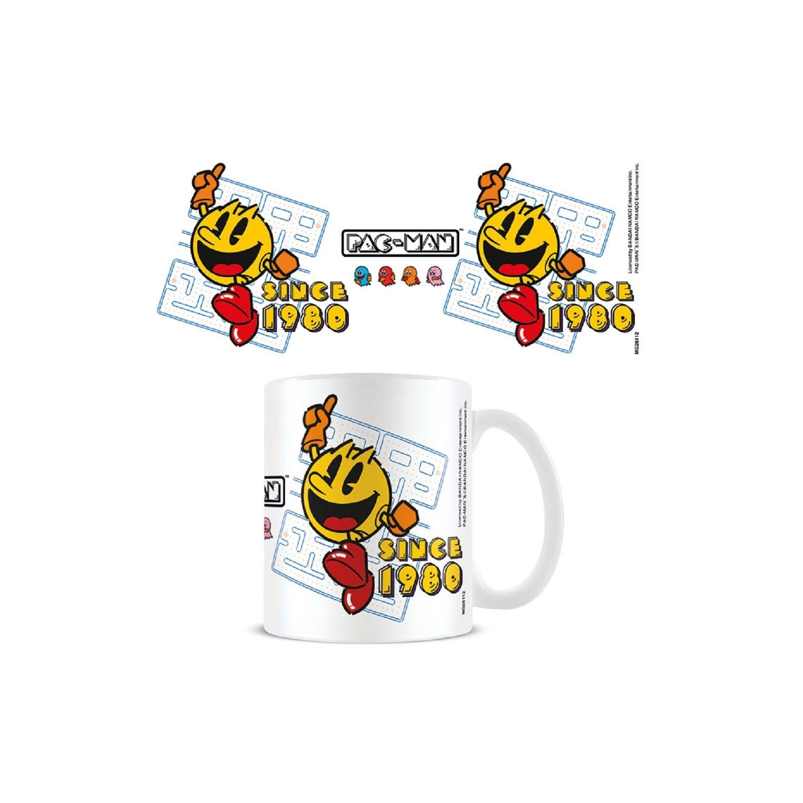 Taza desayuno pyramid videojuegos clasicos pac