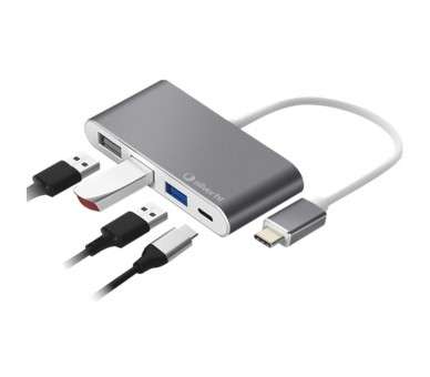 Hub logan usb tipo c silver