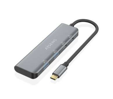 pul libAISENS HUB USB 32 GEN1 5G USB C USB C M 2xUSB C H 2xUSB A H GRIS 15CM b li libDescripcion b li liHub USB 32 Gen1 5G 2 x 