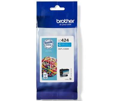 Cartucho tinta brother lc424c cian 750