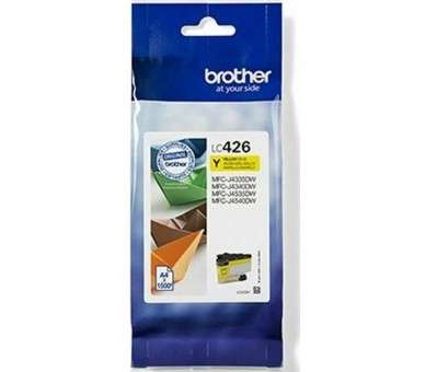 Cartucho tinta brother lc426y amarillo 1500