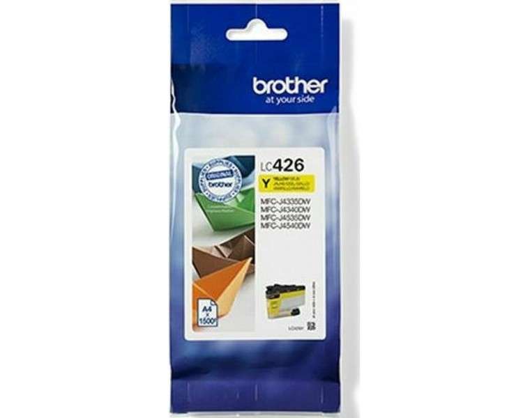 Cartucho tinta brother lc426y amarillo 1500