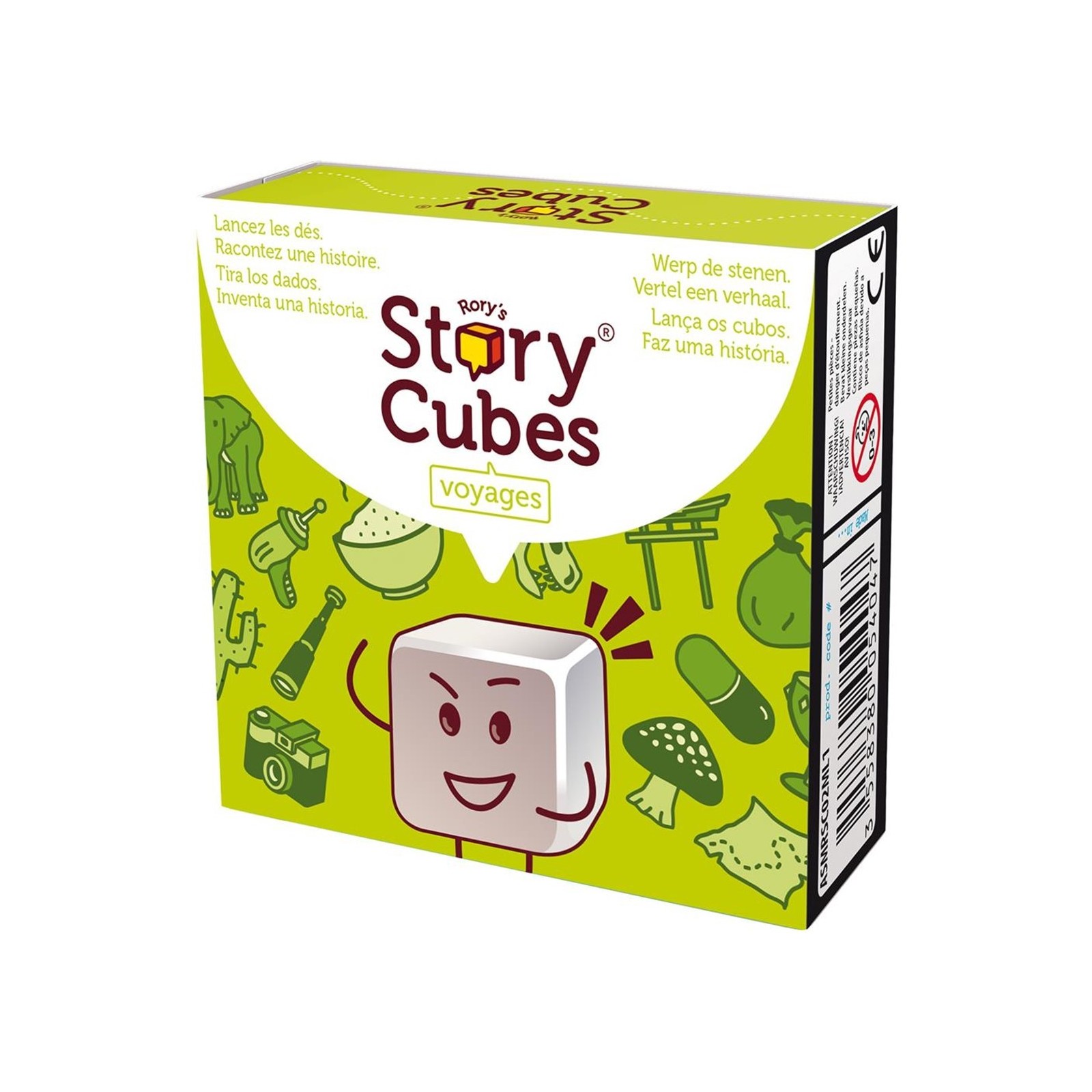 Juego mesa asmodee story cubes viajes