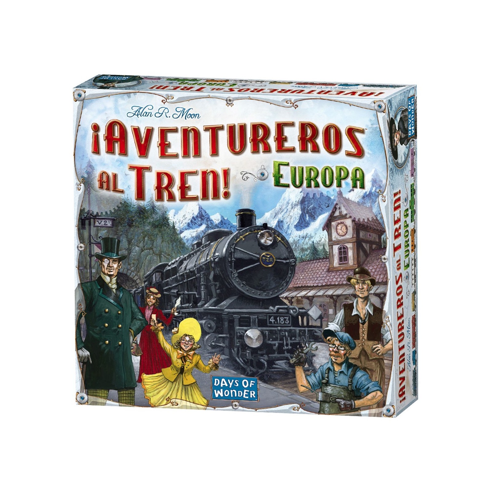 Juego mesa asmodee aventureros al tren