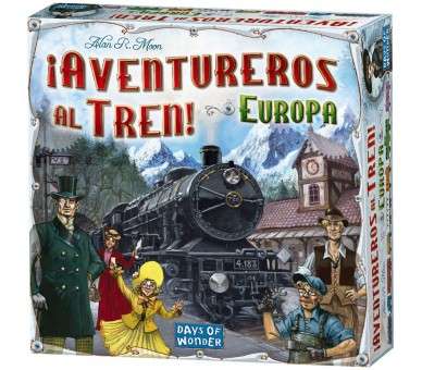 Juego mesa asmodee aventureros al tren