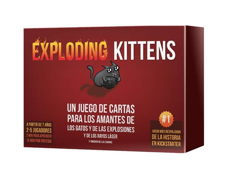 Juego mesa asmodee exploding kittens pegi