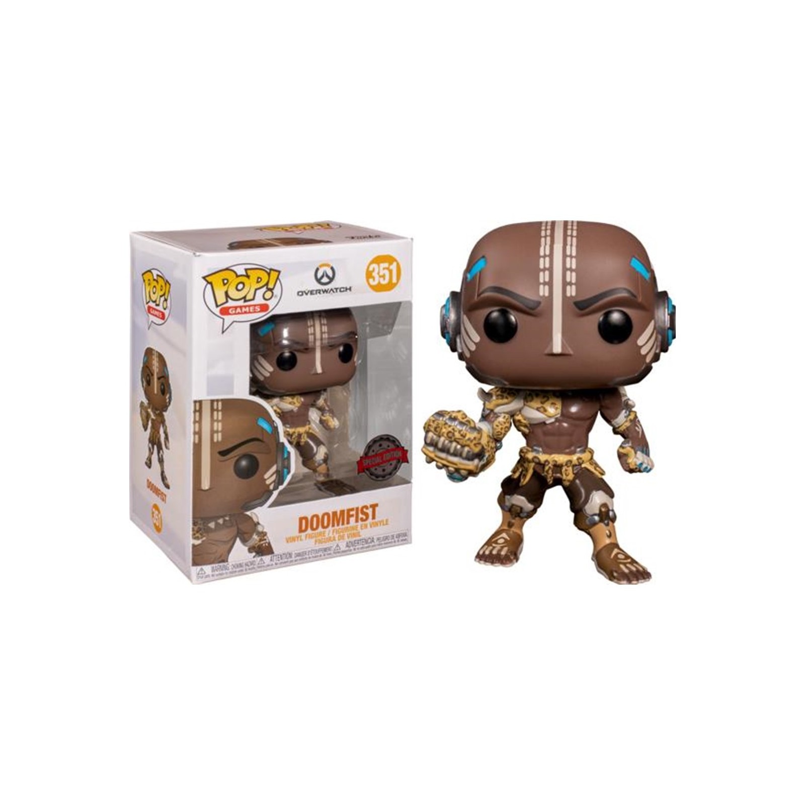 Funko pop overwatch leopard doomfist exclusivo