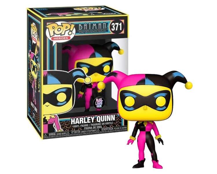 Funko pop dc black light harley