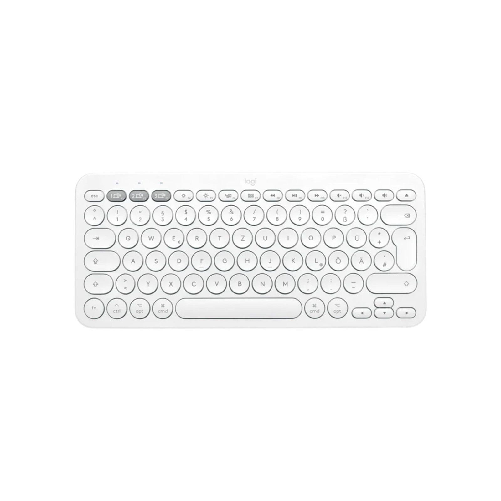 Teclado logitech k380 multi device bluetooth blanco