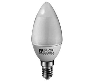 Bombilla led silver electronic eco vela