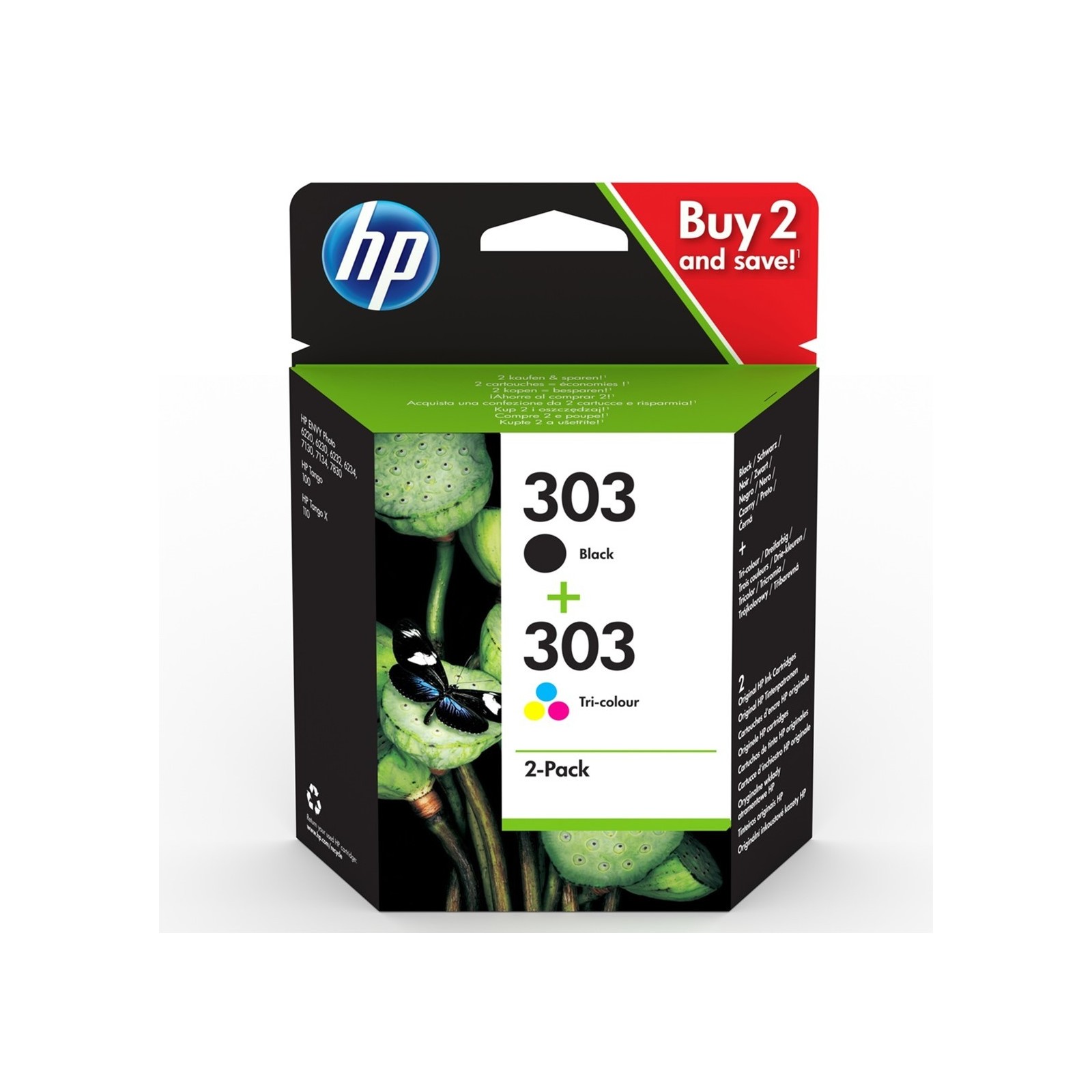 Pack cartucho tinta hp 3ym92ae nº