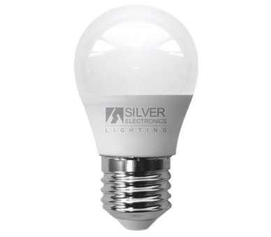 Bombilla led silver electronic eco esferica