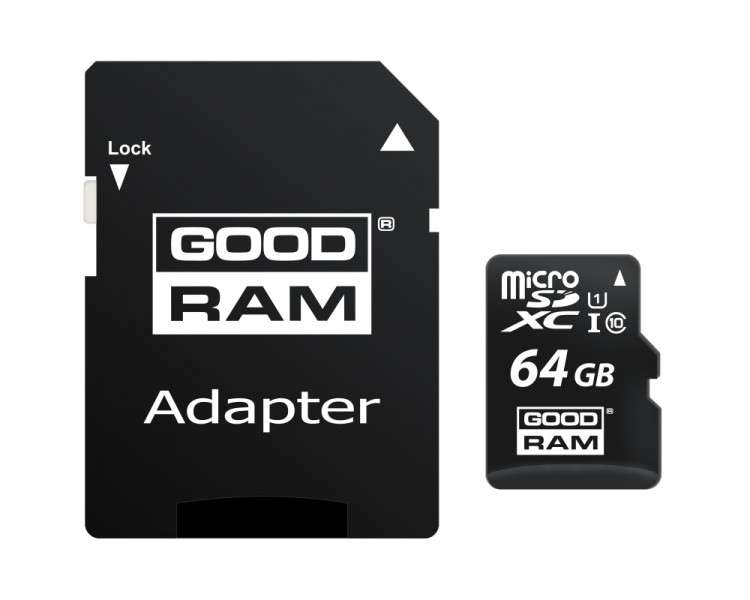 Goodram M1AA Micro SD clase 10 64GB c adapt