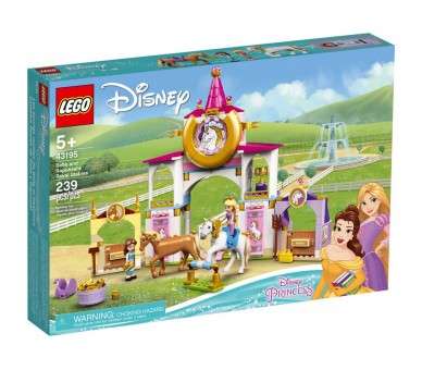 Lego disney establos reales bella y