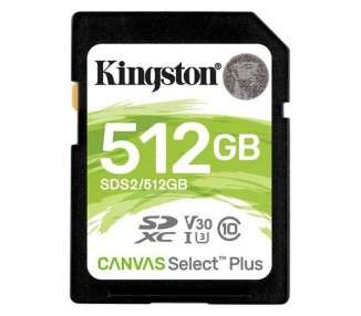 Kingston SDS2 512GB SDXC 512GB clase 10