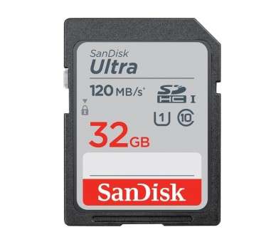 SanDisk Ultra 32GB SDHC Memory Card 120MB s