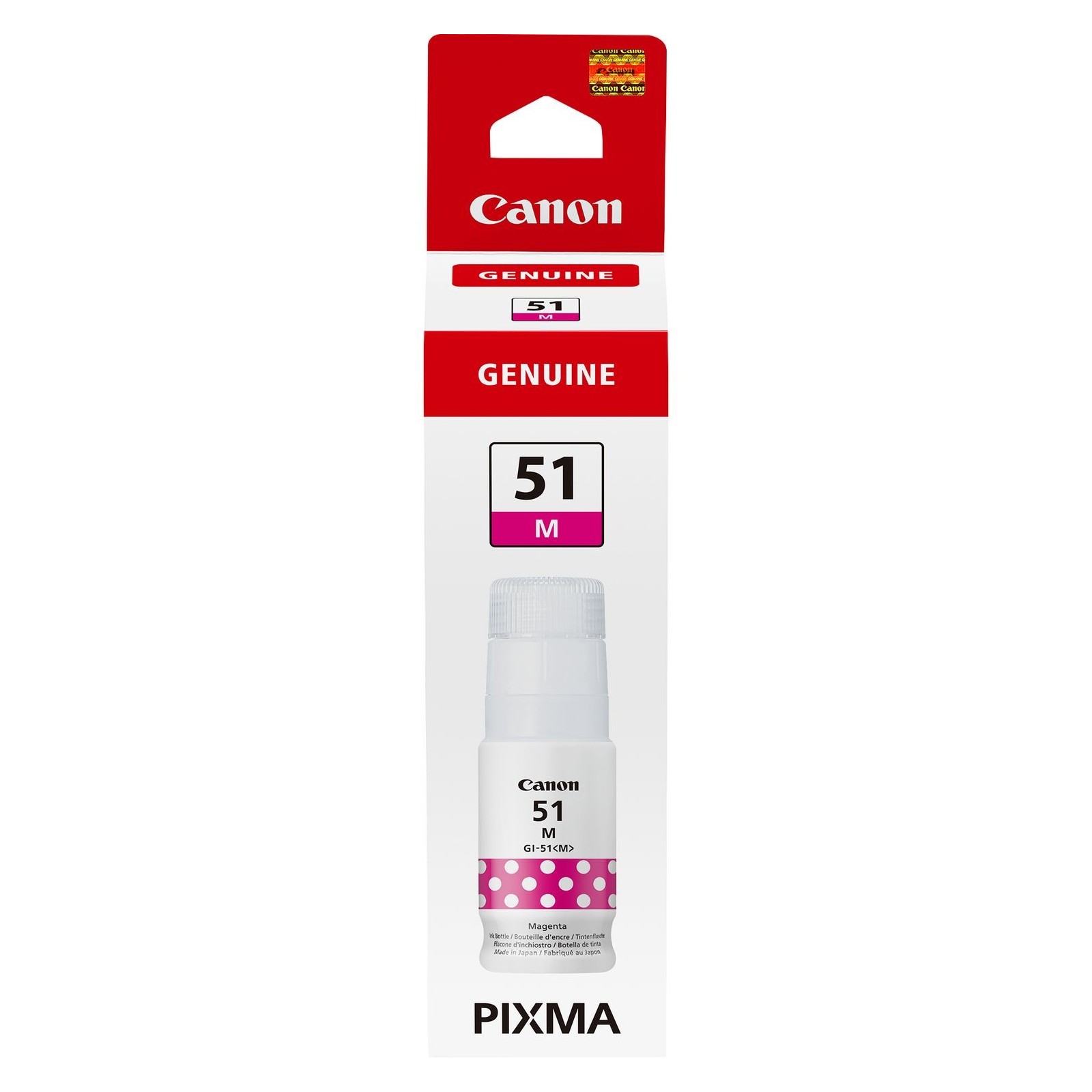 Cartucho tinta canon magenta gi 51m 70ml