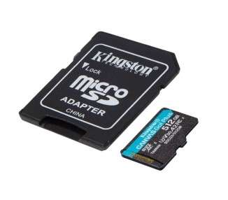 Kingston SDCG3 512GB microSD A2 clase 10 512GB c a