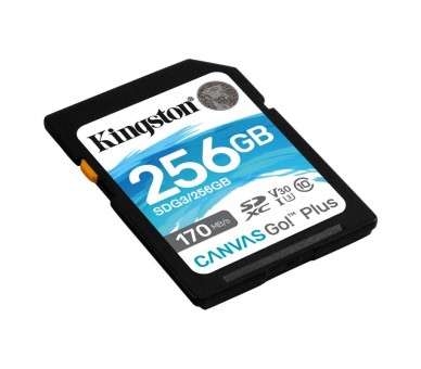 Kingston Canvas Go Plus SD 256GB class 10 U3 V30