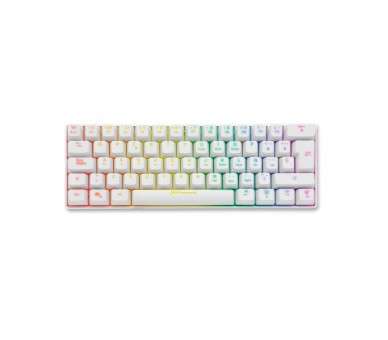 Teclado mecanico rgb mirage 60 blanco