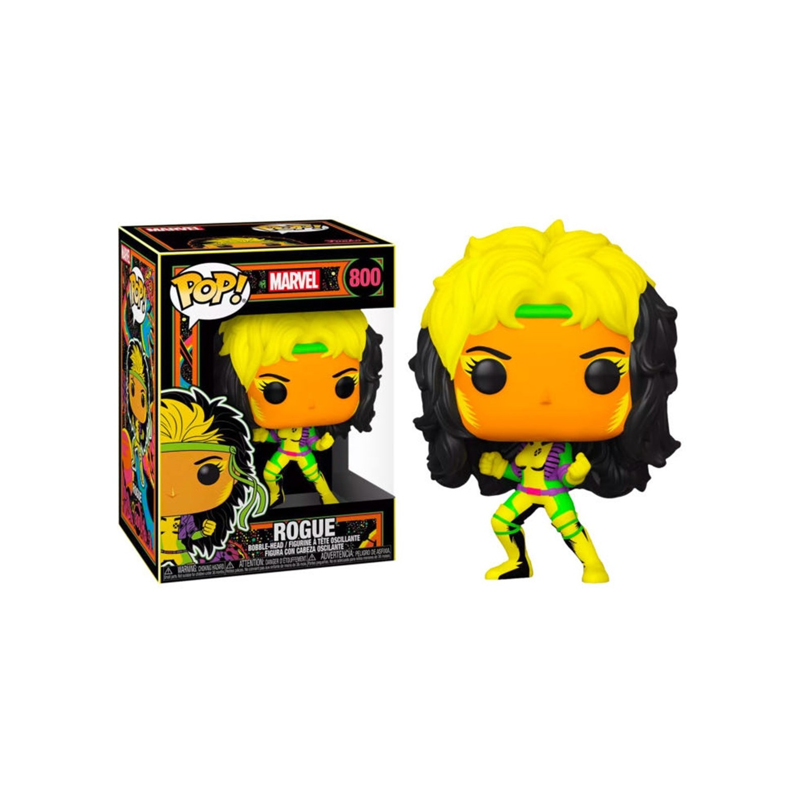 Funko pop marvel black light rogue