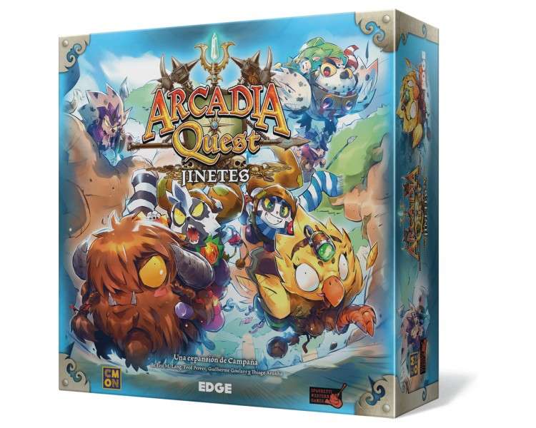 Juego mesa arcadia quest jinetes pegi