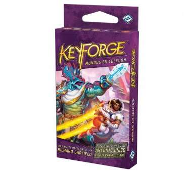 Juego mesa keyforge mundos en colision