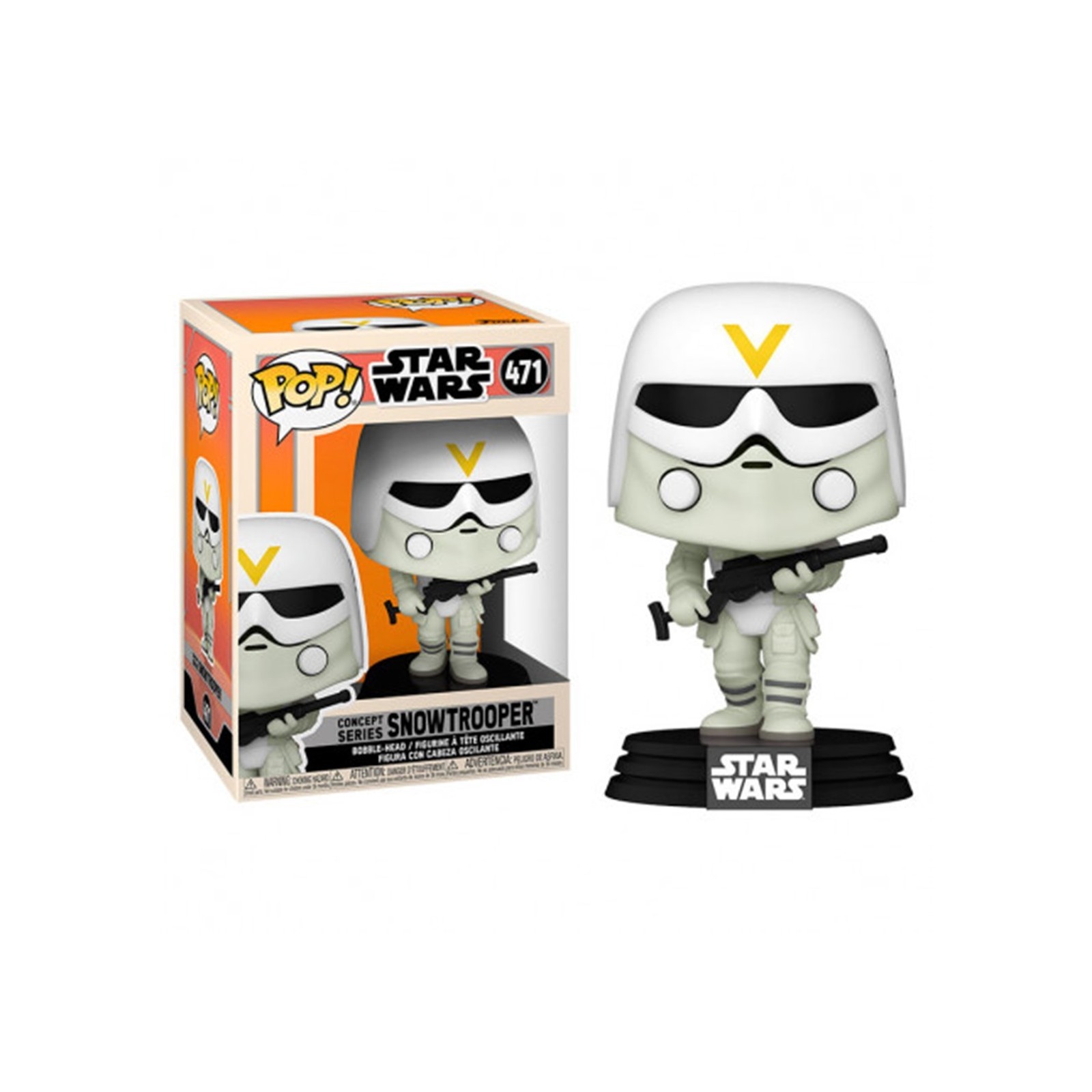 Funko pop star wars concept snowtrooper